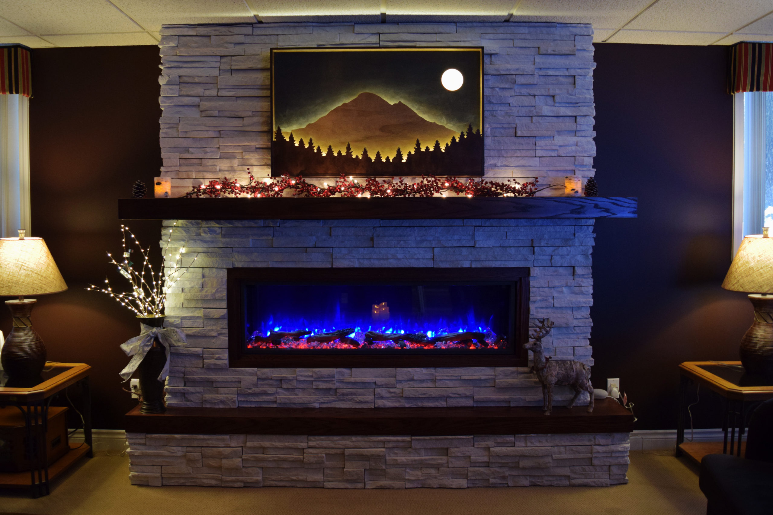 与照明改造的地下室