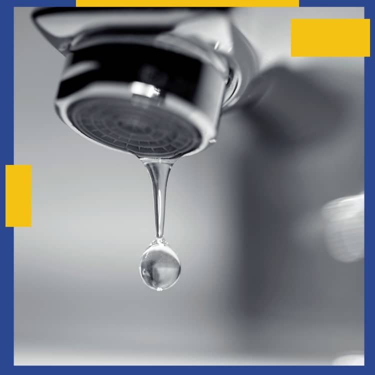 原因水龙头滴水