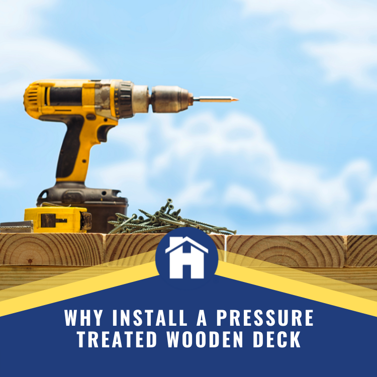 压力处理木质甲板